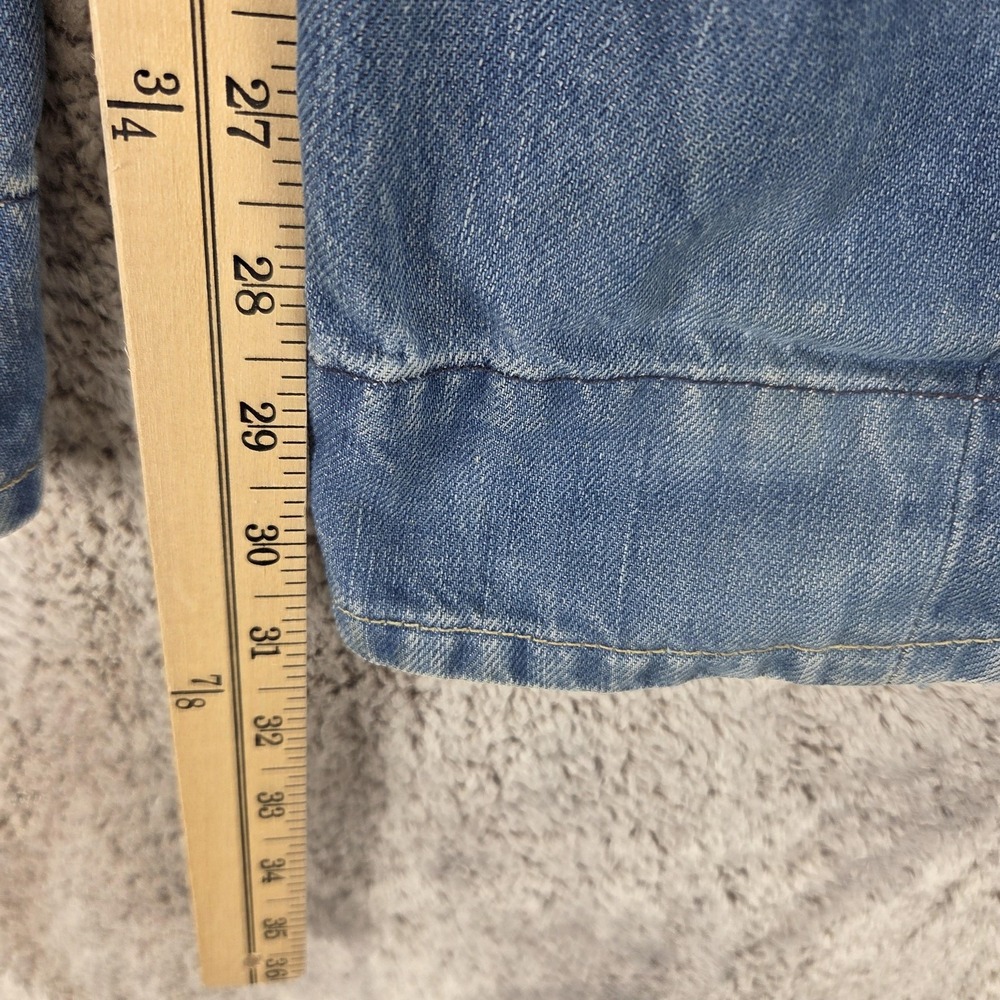 Vintage Levis Engineered Jeans Mens 36x32 Blue Twisted Buckle Back One Pocket - Picture 4 of 16